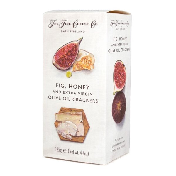 The Fine Cheese Co. Fig, Honey and Extra Virgin Olive Oil Crackers 125g
