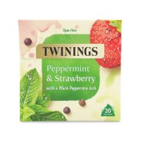 Twinings Peppermint &amp; Strawberry 20 Tea Bags