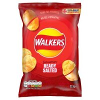 Walkers Ready Salted Crisps 32,5 g