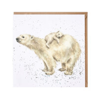 Wrendale Designs Gru&szlig;karte 15 x 15 cm Bear Hugs