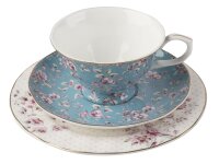 Katie Alice Ditsy Floral blue Afternoon Tea Set